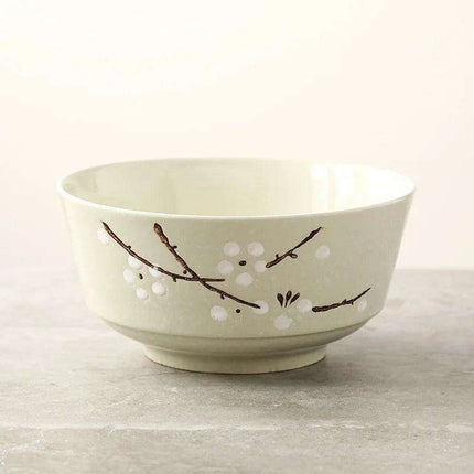 Artisan Hand-Painted Japanese Ceramic Dining Set with Elegant Platter and Bowl - Très Elite