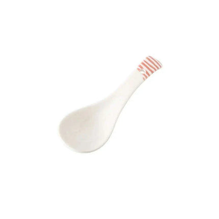 Artisan Handcrafted Japanese Ceramic Soup Spoon for Sophisticated Dining - Très Elite