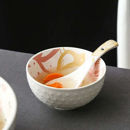 Artisan Handcrafted Japanese Ceramic Soup Spoon for Sophisticated Dining - Très Elite