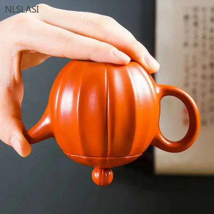 Artisan Handcrafted Mud Teapot - Dual Capacity Infuser with Precision Brewing System - Très Elite