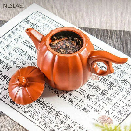 Artisan Handcrafted Mud Teapot - Dual Capacity Infuser with Precision Brewing System - Très Elite