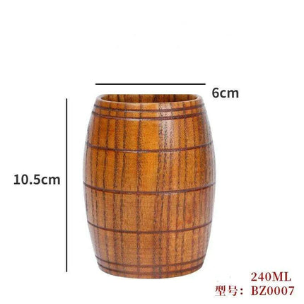 Artisan Japanese Sour Jujube Wood Beverage Mug Set - Très Elite