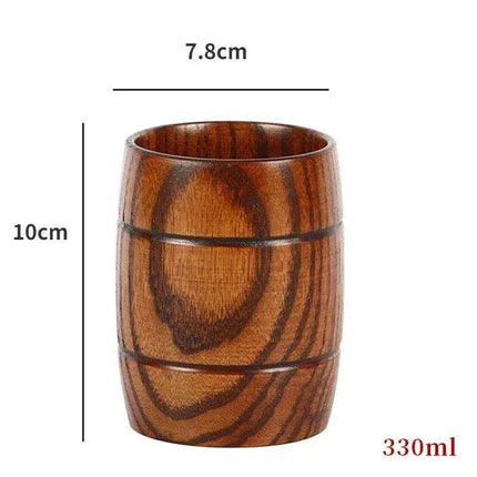 Artisan Japanese Sour Jujube Wood Beverage Mug Set - Très Elite