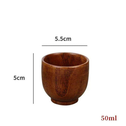 Artisan Japanese Sour Jujube Wood Beverage Mug Set - Très Elite