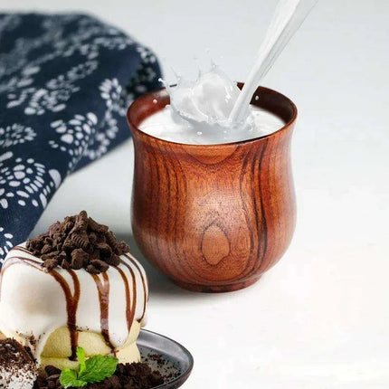 Artisan Japanese Sour Jujube Wood Beverage Mug Set - Très Elite