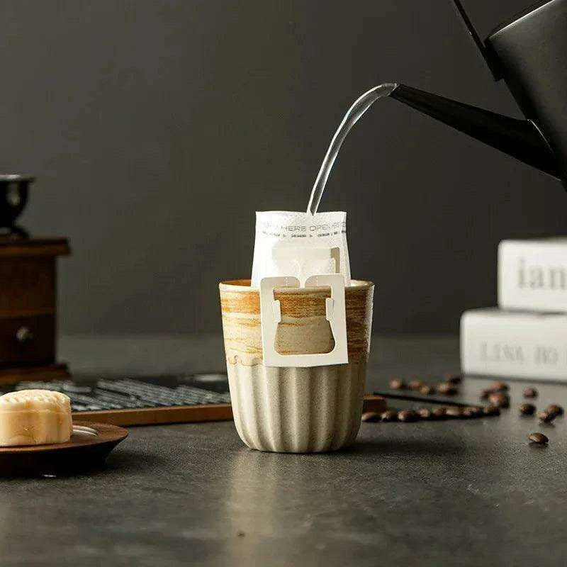 Artisan Japanese Stoneware Gradient Mugs - Ideal for Coffee and Tea Lovers - Très Elite