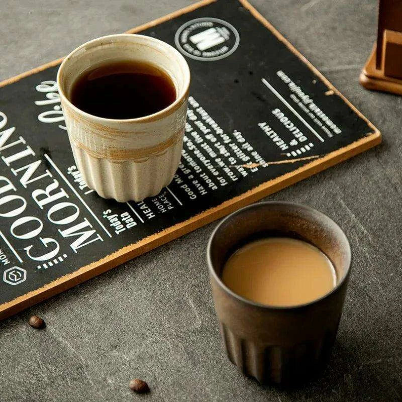 Artisan Japanese Stoneware Gradient Mugs - Ideal for Coffee and Tea Lovers - Très Elite