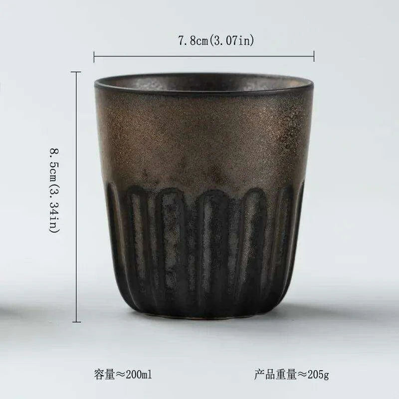 Artisan Japanese Stoneware Gradient Mugs - Ideal for Coffee and Tea Lovers - Très Elite