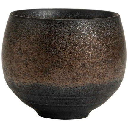 Artisan Japanese Stoneware Tea Cups for Authentic Kung Fu Tea Ceremonies - Très Elite