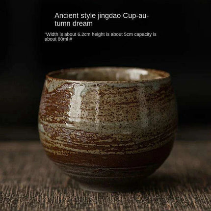 Artisan Japanese Stoneware Tea Cups for Authentic Kung Fu Tea Ceremonies - Très Elite
