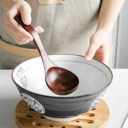 Artisan-Made Wooden Ladle Spoon for Gourmet Cooking - Très Elite