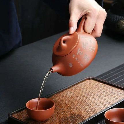 Artisan Purple Clay Kung Fu Tea Set for Authentic Puer Brewing - Très Elite