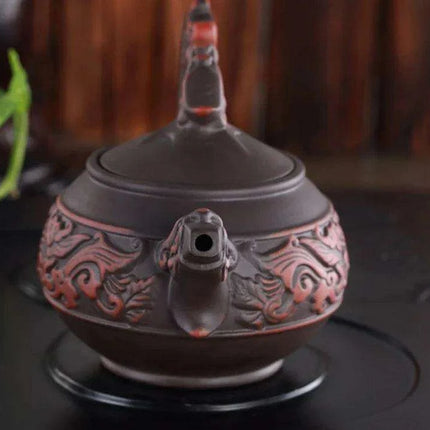 Artisan Purple Clay Teapot - A Cultural Gem for Tea Lovers - Très Elite
