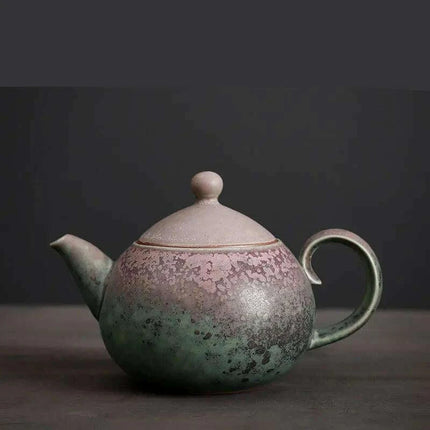 Artisan Rustic Clay Teapot for Authentic Kung Fu Tea Brewing - Très Elite