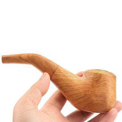 Artisan Wooden Tobacco Pipe: Elevate Your Smoking Experience with Timeless Craftsmanship - Très Elite