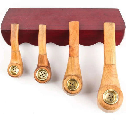 Artisan Wooden Tobacco Pipe: Elevate Your Smoking Experience with Timeless Craftsmanship - Très Elite