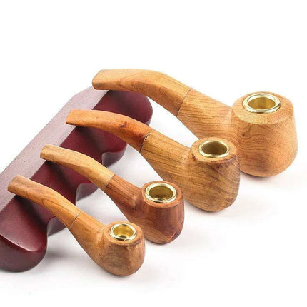 Artisan Wooden Tobacco Pipe: Elevate Your Smoking Experience with Timeless Craftsmanship - Très Elite
