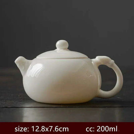 Artisan Xishi Tea Experience: Exquisite Hand-Painted Teapot Set with Premium Filter - Très Elite