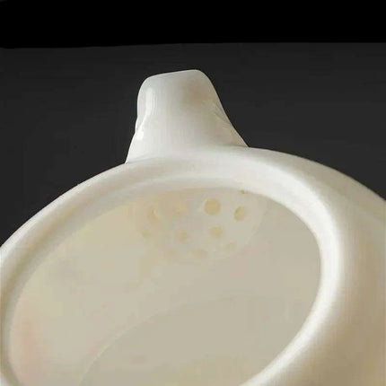 Artisan Xishi Tea Experience: Exquisite Hand-Painted Teapot Set with Premium Filter - Très Elite