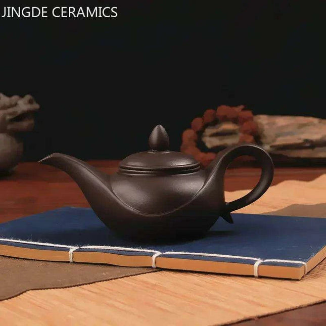 Artisan Yixing Zisha Teapot Set – Elegant Purple Clay Brew Kit for Home and Travel