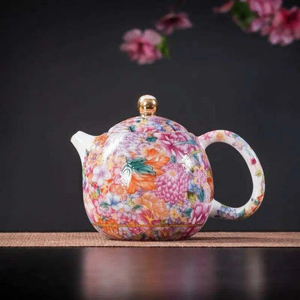 Artisanal Sheep Fat Jade Porcelain Tea Set - Exquisite Kung Fu Collection - Très Elite