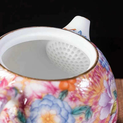 Artisanal Sheep Fat Jade Porcelain Tea Set - Exquisite Kung Fu Collection - Très Elite