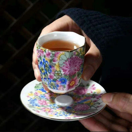 Artisanal Sheep Fat Jade Porcelain Tea Set - Exquisite Kung Fu Collection - Très Elite