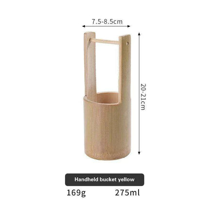 Artistic Bamboo Sushi Platter - Elegant Japanese Serving Tray - Très Elite