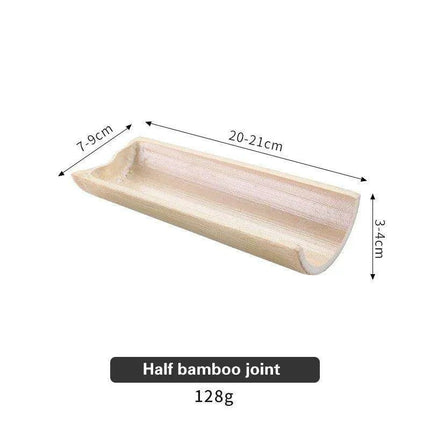 Artistic Bamboo Sushi Platter - Elegant Japanese Serving Tray - Très Elite