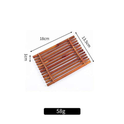 Artistic Bamboo Sushi Platter - Elegant Japanese Serving Tray - Très Elite