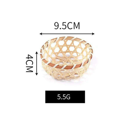 Artistic Bamboo Sushi Platter - Elegant Japanese Serving Tray - Très Elite