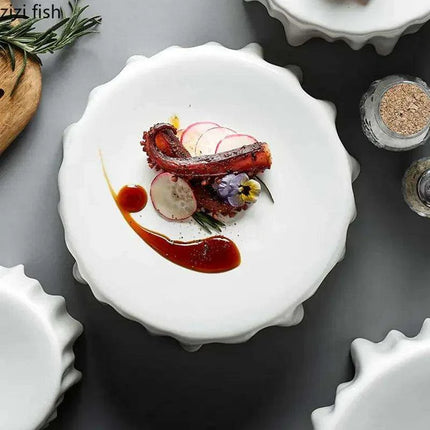 Artistic Heat Retention Plate for Molecular Gastronomy - Elegant Serving Dish for Desserts and Butter in Fine Dining - Très Elite