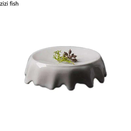 Artistic Heat Retention Plate for Molecular Gastronomy - Elegant Serving Dish for Desserts and Butter in Fine Dining - Très Elite