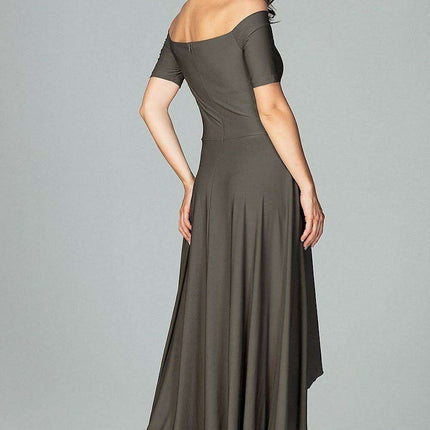 Asymmetrical Charm Cocktail Dress - Très Elite