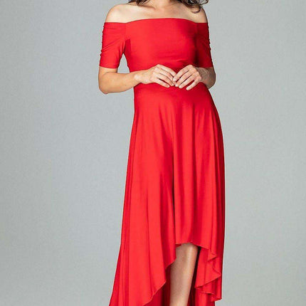 Asymmetrical Charm Cocktail Dress - Très Elite