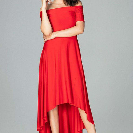 Asymmetrical Charm Cocktail Dress - Très Elite