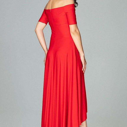 Asymmetrical Charm Cocktail Dress - Très Elite