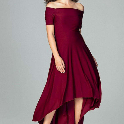 Asymmetrical Charm Cocktail Dress - Très Elite