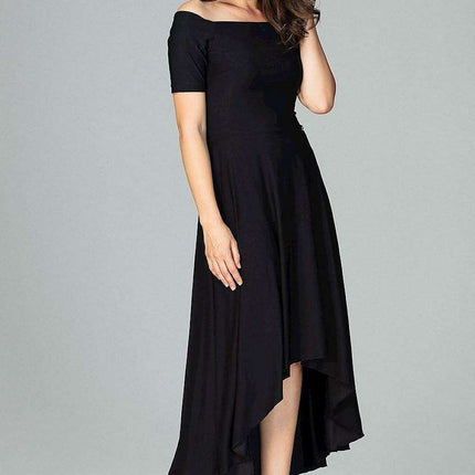 Asymmetrical Charm Cocktail Dress - Très Elite