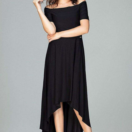 Asymmetrical Charm Cocktail Dress - Très Elite