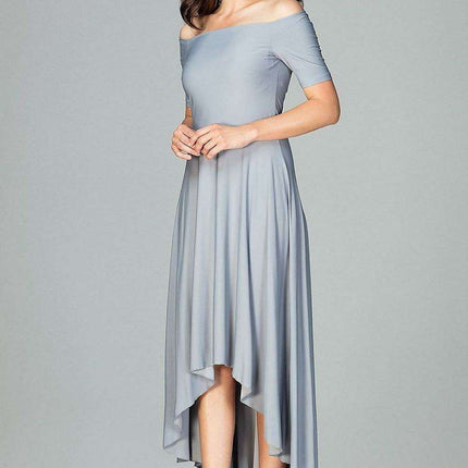 Asymmetrical Charm Cocktail Dress - Très Elite