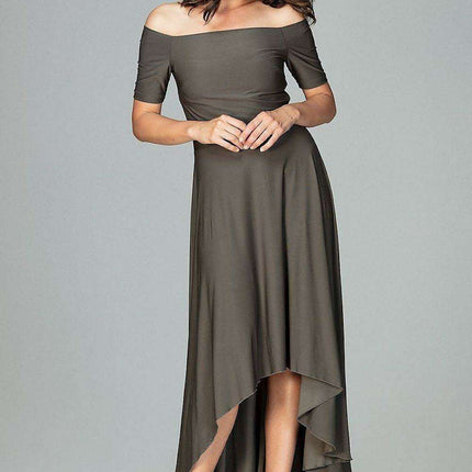 Asymmetrical Charm Cocktail Dress - Très Elite