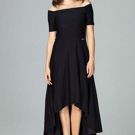 Asymmetrical Charm Cocktail Dress - Très Elite