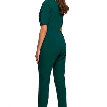 Asymmetrical Elegance Bodysuit with Envelope Neckline - Très Elite