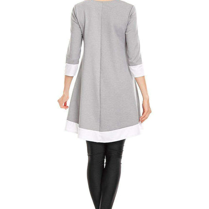 Asymmetrical Elegance: Maternity Dress - Made in Europe - Très Elite