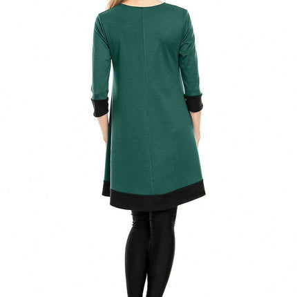 Asymmetrical Elegance: Maternity Dress - Made in Europe - Très Elite