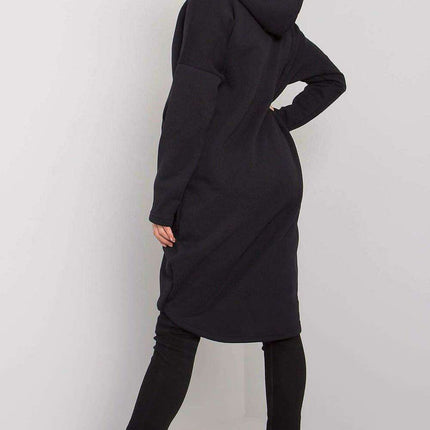 Asymmetrical Hooded Zip-Up Sweatshirt for Women - Très Elite