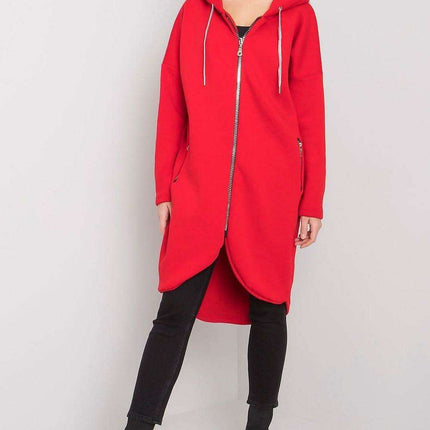 Asymmetrical Hooded Zip-Up Sweatshirt for Women - Très Elite