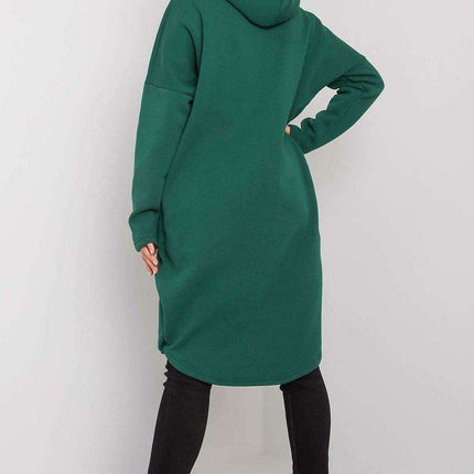 Asymmetrical Hooded Zip-Up Sweatshirt for Women - Très Elite