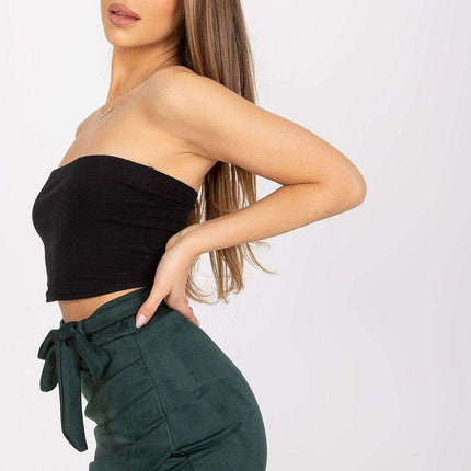 Asymmetrical Tie Belt Mini Skirt by Italy Moda Collection - Très Elite